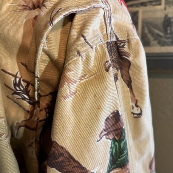 Iconic Vintage Ralph Lauren Cropped Rodeo Western Jacket Size Medium - Picture 7 of 10